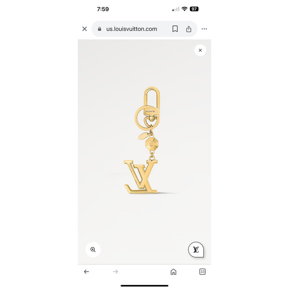 Louis Vuitton Facettes Bag Charm & Key Holder - Picture 2 of 3